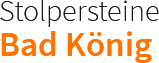 Stadt Bad König- Projekt Stolpersteine