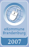 Auszeichnung zur eKommune 2007