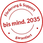 Förderung und Support bis mindestens 2035 garantiert